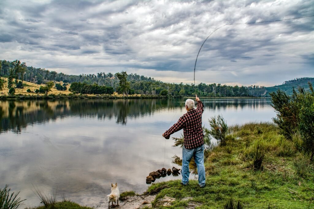 Fishing for beginner start from the bank