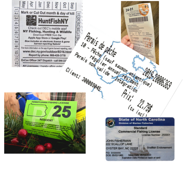 Fishing licenses