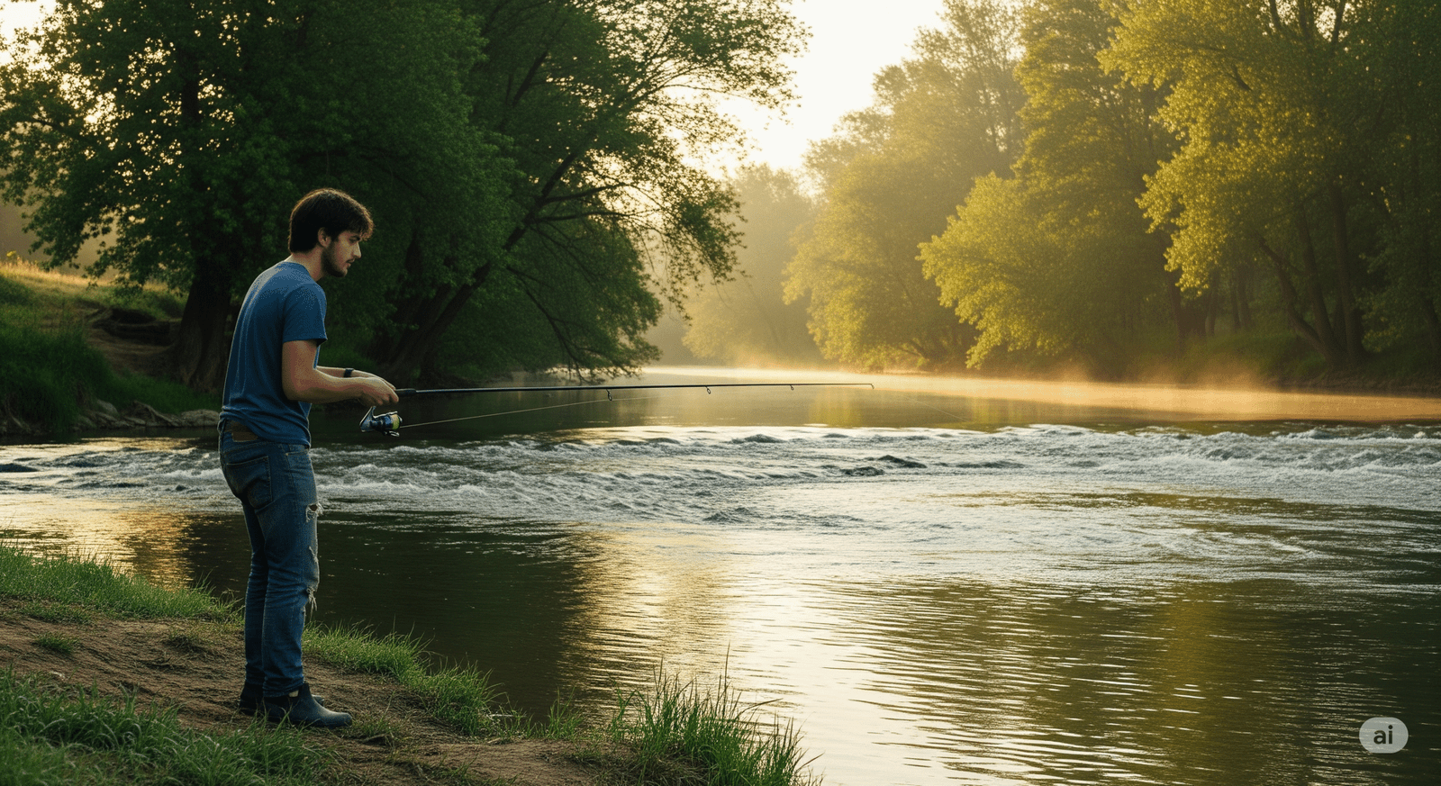 Bank Fishing in Ponds