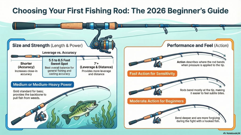 Choosing your first fishing rod 2026