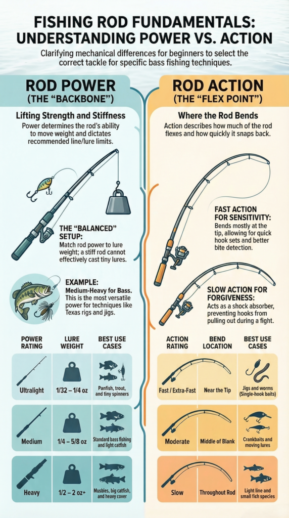 Fishing Rod Power vs. Action: A Beginner&rsquo;s Blueprint for Picking the Right Stick