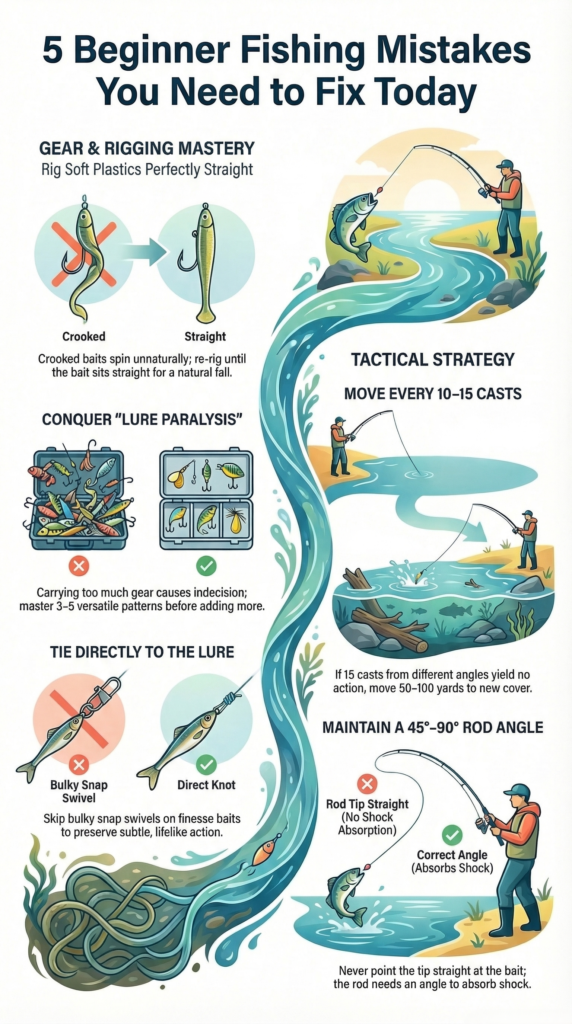 Top 5 beginner fishing mistake to avoid