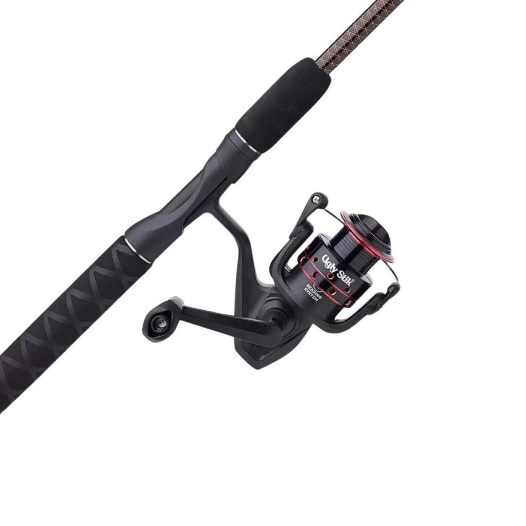 Ugly Stik GX2 spinning combo for beginner bass fishing Ugly Stik GX2 spinning combo for beginner bass fishing