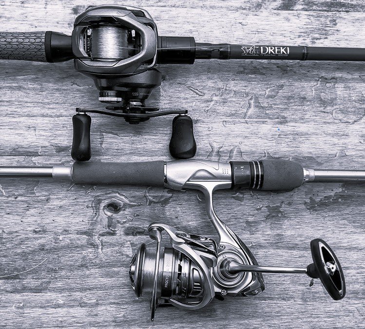 bass fishing spinning and Baitcasting